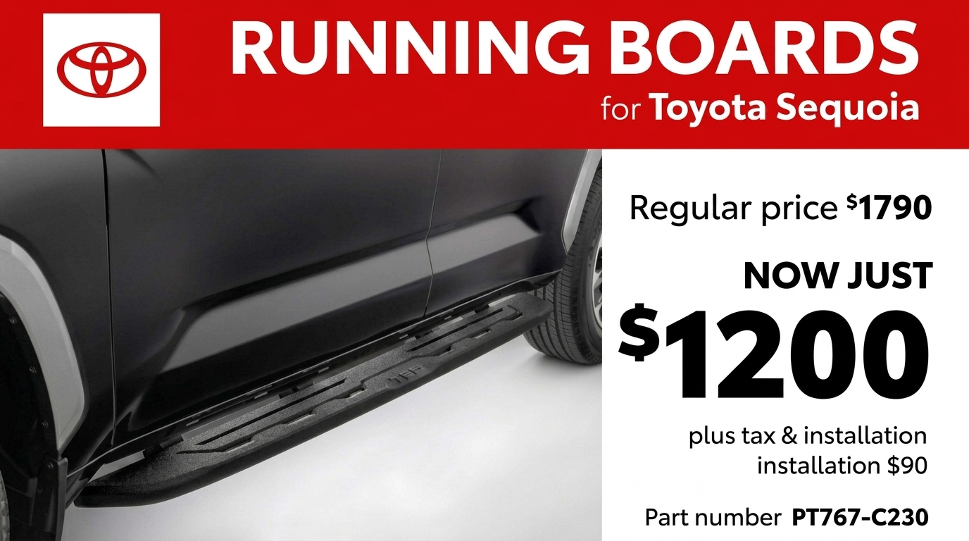 Sequoia Running Boards